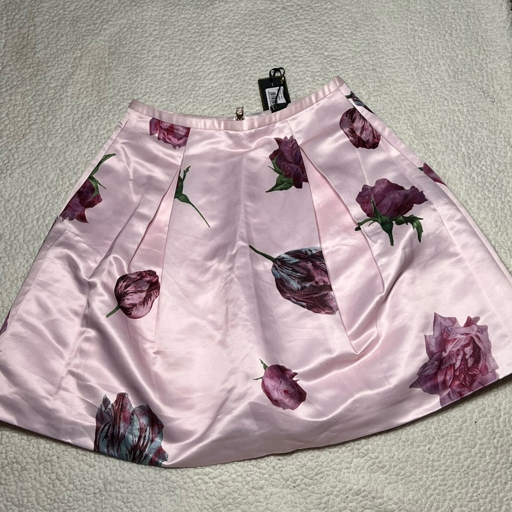Ted Baker Floral skirt-Soft material